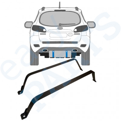 Polttoainetankin kiinnityspanta varten Hyundai Santa Fe 2006-2012 9310