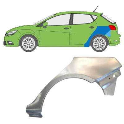 Takalokasuoja korjaussarja varten Seat Ibiza 2008-2017 / Vasen 14608