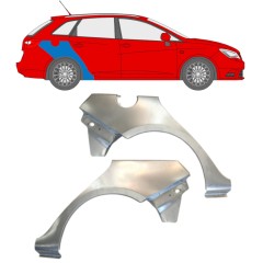 Takalokasuoja korjaussarja varten Seat Ibiza 2008-2017 / Vasen+Oikea / COMBI / Sarja 14609