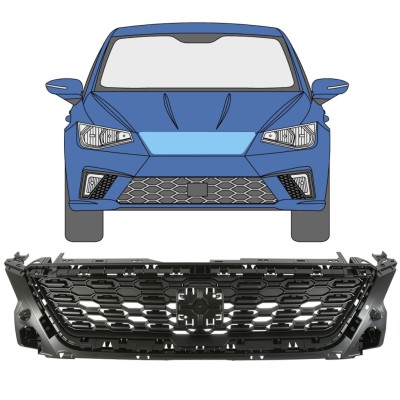 Säleikkö varten Seat Ibiza 2017- 16209