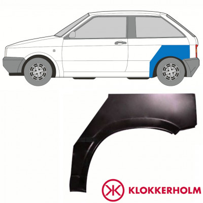 Takalokasuoja korjaussarja varten Seat Ibiza 1984-1993 / Vasen 10737