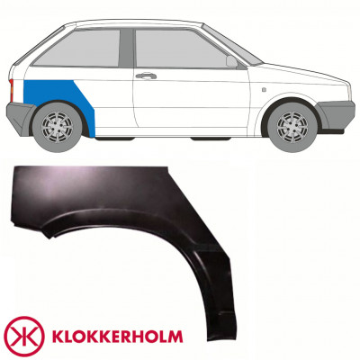 Takalokasuoja korjaussarja varten Seat Ibiza 1984-1993 / Oikea 10736