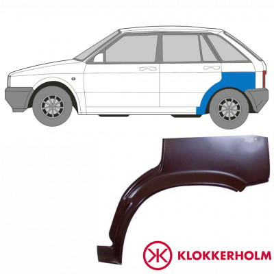 Takalokasuoja korjaussarja varten Seat Ibiza 1984-1993 / Vasen 10740