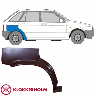 Takalokasuoja korjaussarja varten Seat Ibiza 1984-1993 / Oikea 10739