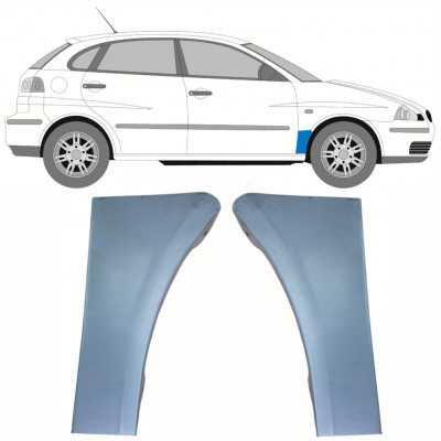 Etulokasuojan korjauspelti varten Seat Ibiza Cordoba 2002-2008 / Vasen+Oikea / Sarja 10262