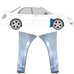 Etulokasuojan korjauspelti varten Subaru Impreza GD GG 2000-2007 / Vasen+Oikea / Sarja 10605