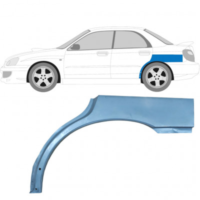 Takalokasuoja korjaussarja varten Subaru Impreza GD 2000-2007 / Vasen 5323