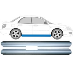 Kynnyspelti korjauspaneeli varten Subaru Impreza GD GG 2000-2007 / Vasen = Oikea (symmetrinen) / Sarja 9159