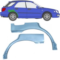 Takalokasuoja korjaussarja varten Subaru Impreza GD GG 2000-2007 / Vasen+Oikea / Sarja 10463