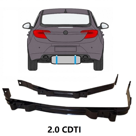Polttoainetankin kiinnityspanta varten Opel Insignia 2008-2017 17019
