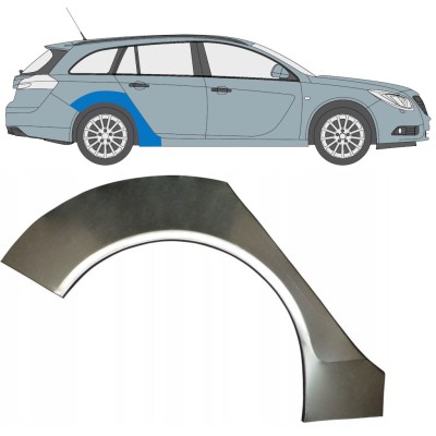 Takalokasuoja korjaussarja varten Opel Insignia 2008-2017 / Oikea / COMBI 16798