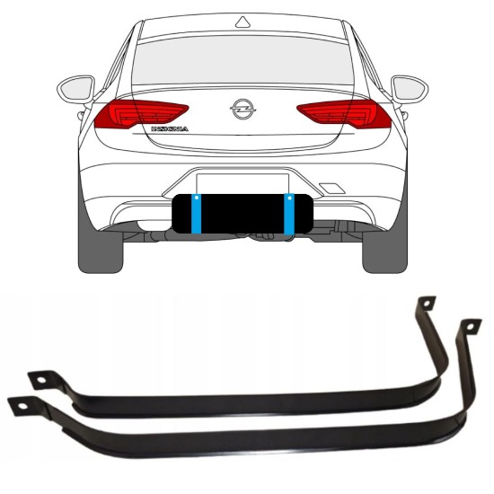 Polttoainetankin kiinnityspanta varten Opel Insignia 2017-2022 15115