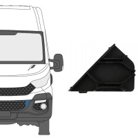 Etupuskurin peitelevyt varten Iveco Daily 2014-2019 / Vasen 16241