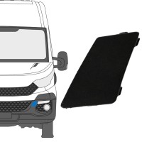 Etupuskurin peitelevyt varten Iveco Daily 2014-2019 / Vasen 16242