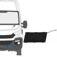 Etupuskurin peitelevyt varten Iveco Daily 2014-2019 / Vasen 16243