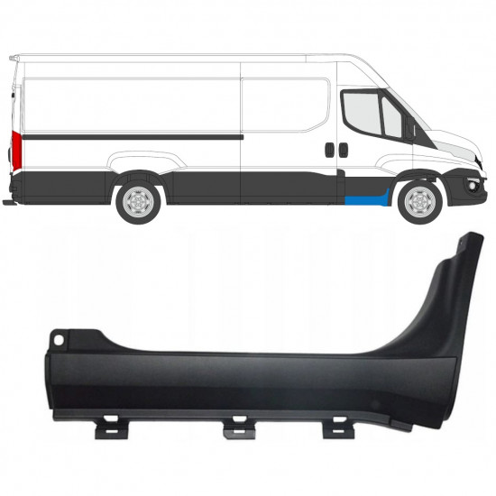 Etuporras koristelista varten Iveco Daily 2014- / Oikea 7879