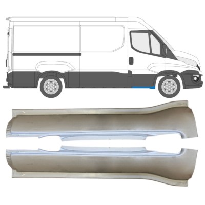 Etuoven kynnys varten Iveco Daily 2014-2019 / Vasen+Oikea / Sarja 16142