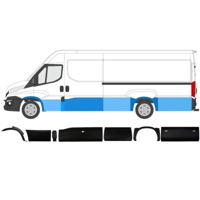 Sivulistat sarja varten Iveco Daily 2014-2019 / Vasen / 11982