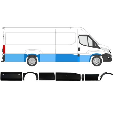 Sivulistat sarja varten Iveco Daily 2014-2019 / Oikea / 11981