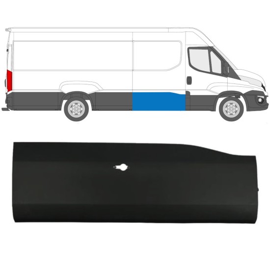 Sivulista Koristelista varten Iveco Daily 2014-2019 / Oikea 11972
