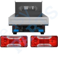Takavalo varten Iveco Daily 1999-2014 / Vasen+Oikea / Sarja 9842