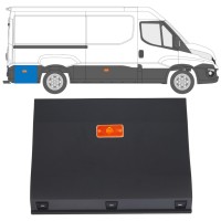 Koristelista pyörän takana lampulla varten Iveco Daily 2014-2019 / Vasen = Oikea (symmetrinen) / Sarja 16763