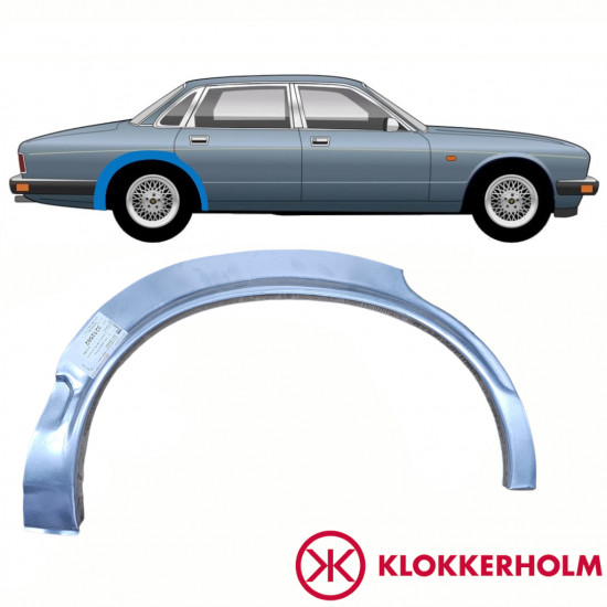 Takalokasuoja korjaussarja varten Jaguar XJ 1986-1994 / Oikea 10745