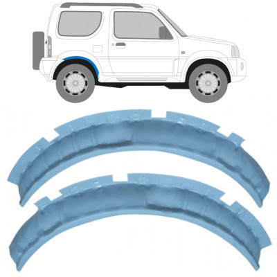Takalokasuojan korjauspaneeli varten Suzuki Jimny 1998-2018 / Vasen+Oikea / Sarja 10232