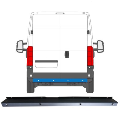 Takapuskuri PDC varten Citroen Jumper 2006-2018 16927