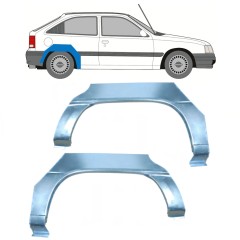 Takalokasuoja korjaussarja varten Opel Kadett E Astra 1984-1993 / Vasen+Oikea / Sarja 9726