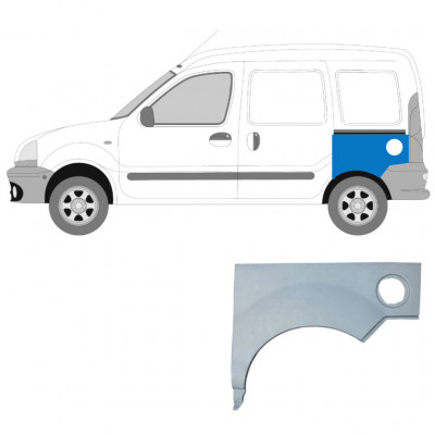 Takalokasuoja korjaussarja varten Renault Kangoo 1997-2008 / Vasen 9127