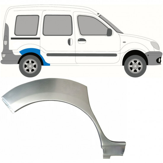 Takalokasuoja korjaussarja varten Renault Kangoo 1997-2008 / Oikea 6979