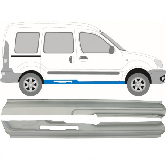 Kynnyspelti korjauspaneeli varten Renault Kangoo 1997-2008 / Vasen+Oikea / Sarja 9900