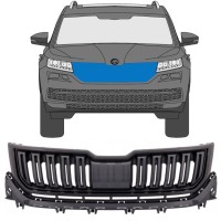 Musta säleikkö varten Skoda Kodiaq 2016-2023 / Sarja 7547