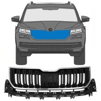 Säleikkö varten Skoda Kodiaq 2016-2023 / Sarja 7546