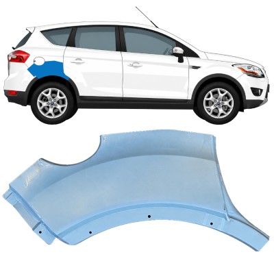 Takalokasuoja korjaussarja takaosa varten Ford Kuga 2008-2013 / Oikea 17065