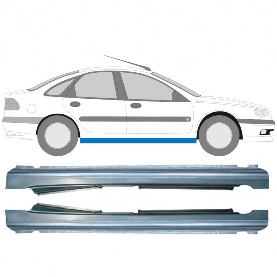 Kynnyspelti korjauspaneeli varten Renault Laguna 1994-2001 / Vasen+Oikea / Sarja 9655