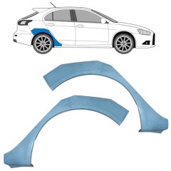 Takalokasuoja korjaussarja varten Mitsubishi Lancer 2007-2017 / Vasen+Oikea / Sarja 10078