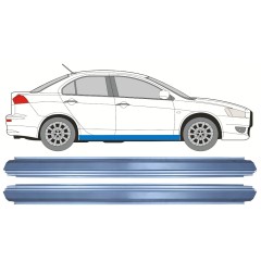 Kynnyspelti korjauspaneeli varten Mitsubishi Lancer 2007-2017 / Vasen = Oikea (symmetrinen) / Sarja 10489