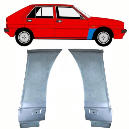 Etulokasuojan korjauspelti varten Lancia Delta 1979-1993 / Vasen+Oikea / Sarja 10070