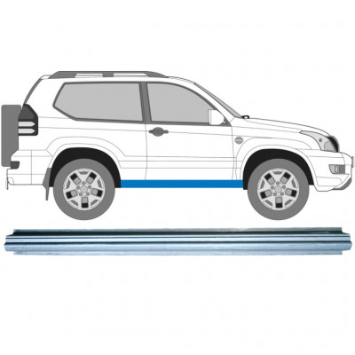 Kynnyspelti korjauspaneeli varten Toyota Land Cruiser 2003-2010 / Vasen = Oikea (symmetrinen) 7062