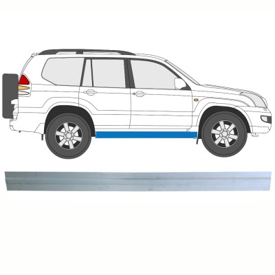 Kynnys sisäosa varten Toyota Land Cruiser J120 2003-2010 / Vasen = Oikea (symmetrinen) 16130