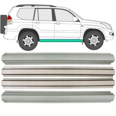 Sisäinen ja ulkoinen kynnyksen korjauspaneeli varten Toyota Land Cruiser J120 2003-2010 / Vasen+Oikea / Sarja 10083