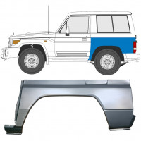 Takalokasuoja korjaussarja varten Toyota Land Cruiser 1984-1993 / Vasen 7057