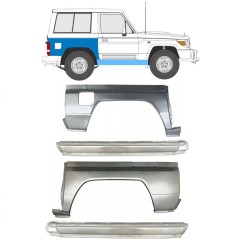 Kynnys ja takalokasuojan korjauspaneeli varten Toyota Land Cruiser J70 1984- / Sarja 11480