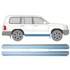 Kynnyspelti korjauspaneeli varten Toyota Land Cruiser J100 1998-2007 / Vasen+Oikea / Sarja 9690