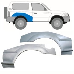 Takalokasuoja korjaussarja varten Toyota Land Cruiser J90 1996-2002 / Vasen+Oikea / Sarja 10123