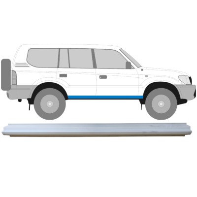 Kynnyspelti korjauspaneeli varten Toyota Land Cruiser J90 1996-2002 / Vasen = Oikea (symmetrinen) 14846