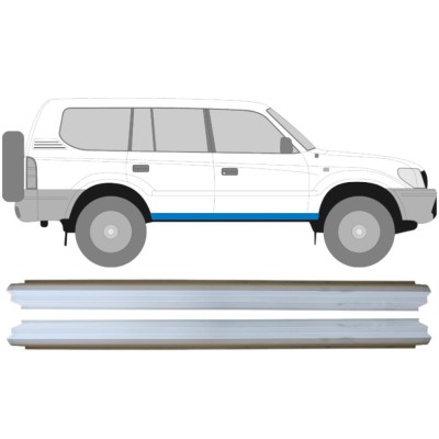 Kynnyspelti korjauspaneeli varten Toyota Land Cruiser J90 1996-2002 / Vasen+Oikea / Sarja 14849