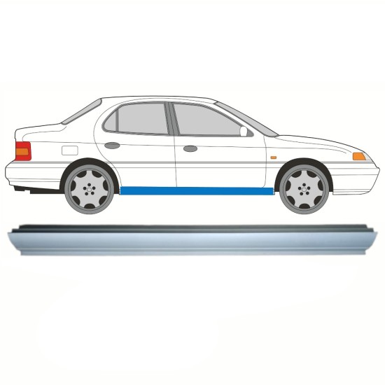 Kynnyspelti korjauspaneeli varten Hyundai Lantra 1990-1995 / Vasen = Oikea (symmetrinen) 8614